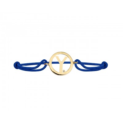 Alphabet Y Gold Bracelet